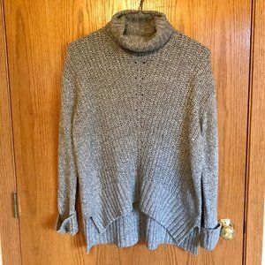 Gray Turtleneck Sweater, Size Small